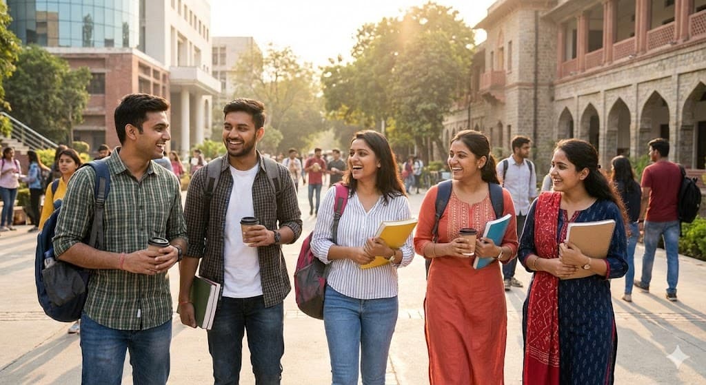 Student learning with enthusiasm, building a successful future through quality education